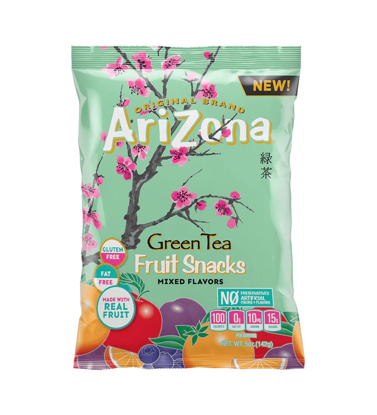 ARIZONA FRUIT SNACKS GREEN TEA
