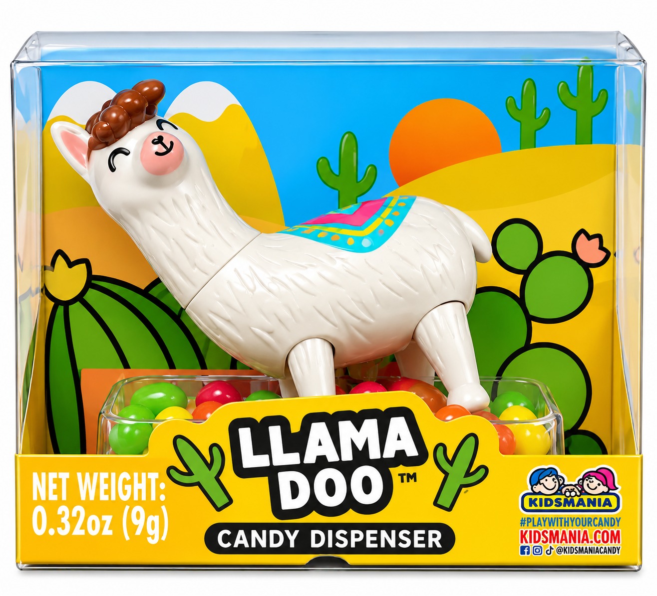KIDS LLAMA DOO MINI CANDY DISPENSER