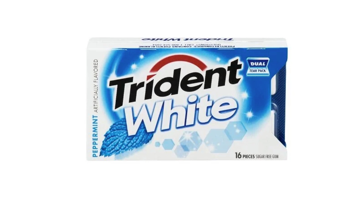 TRIDENT WHITE PEPERMINT
