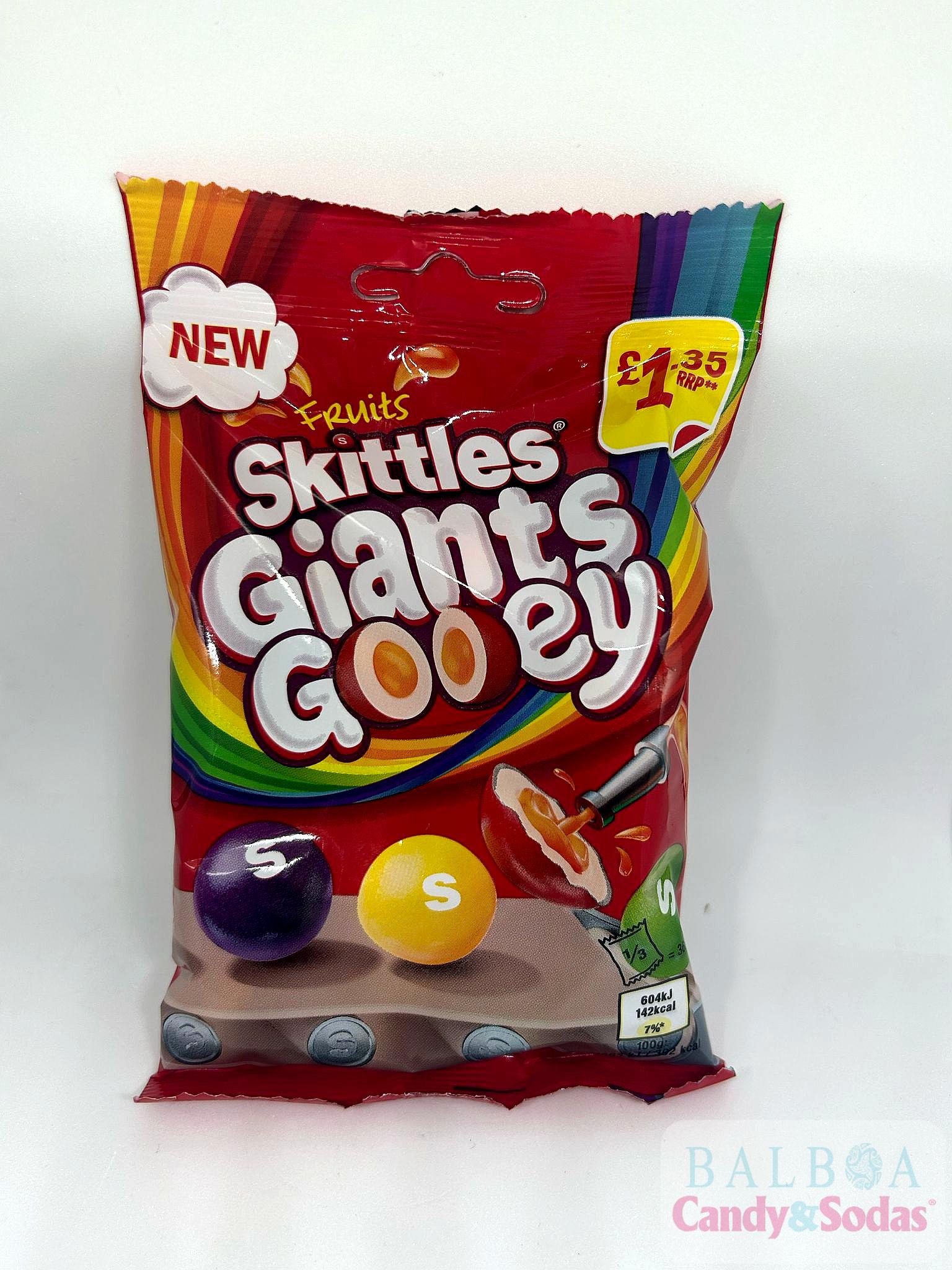 SKITTLES GIANTS GOOEY POUCH