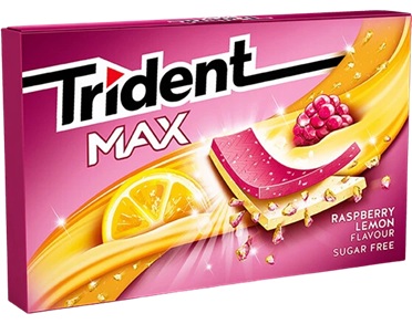 TRIDENT MAX RASPBERRY LEMON
